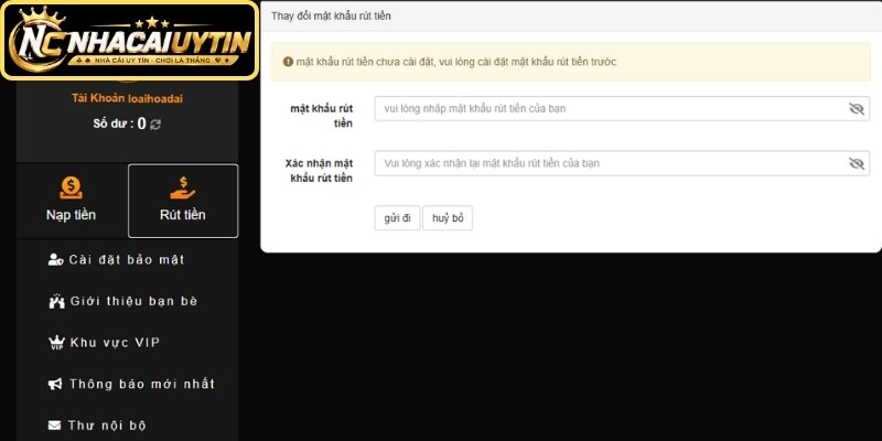Điều kiện tân binh cần nắm khi rút tiền 23WIN