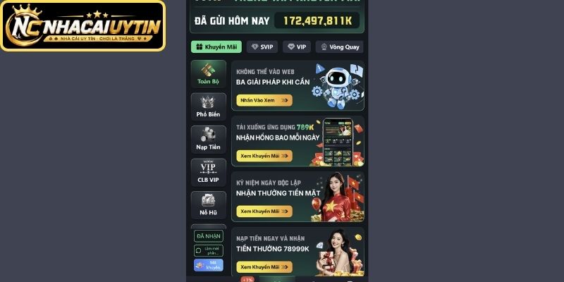 Khuyến mãi 789K nổi bật theo từng nhóm ưu đãi